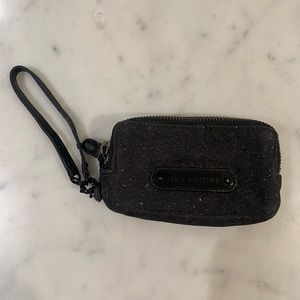 Juicy couture black sparkly wristlet